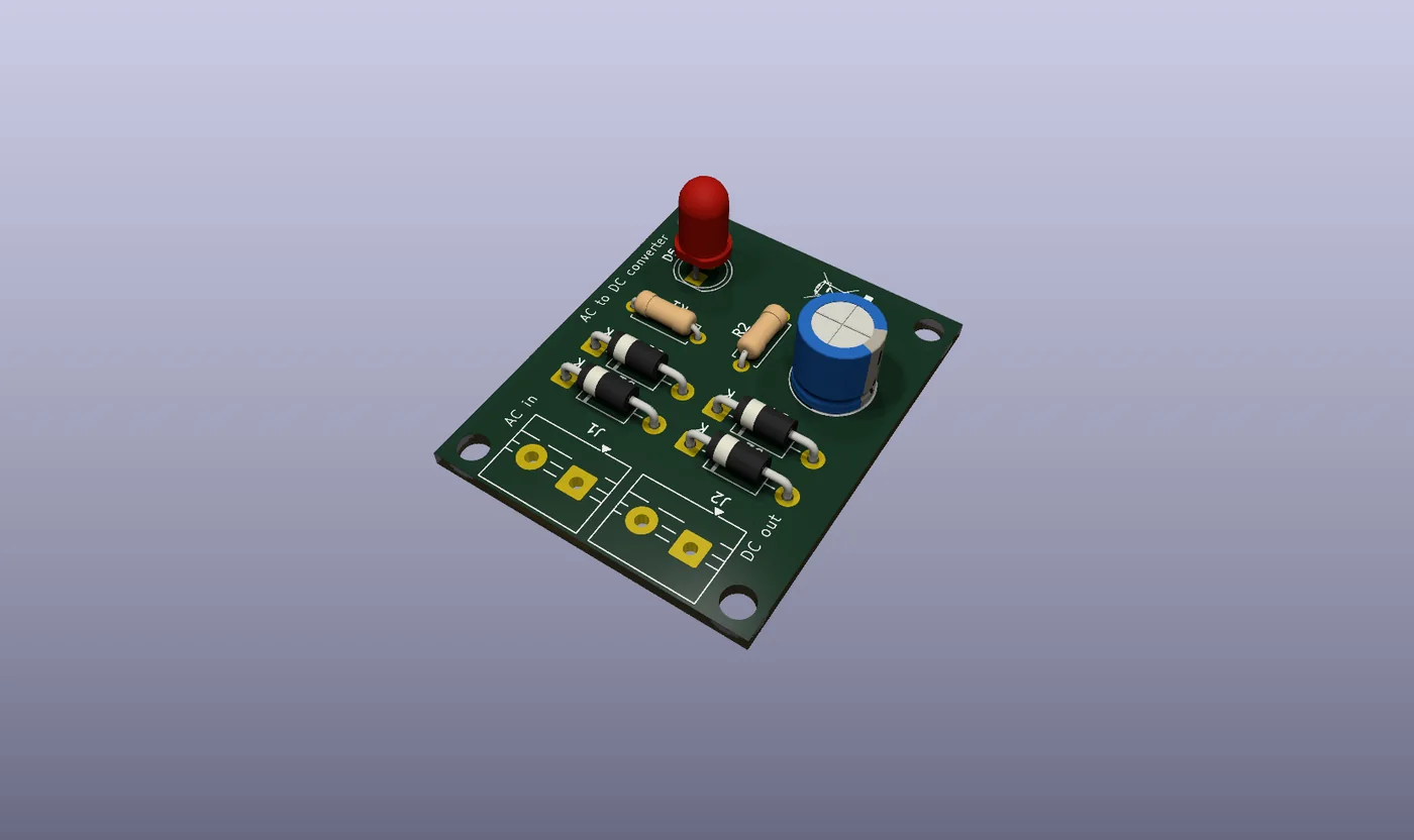 AC to DC converter PCB